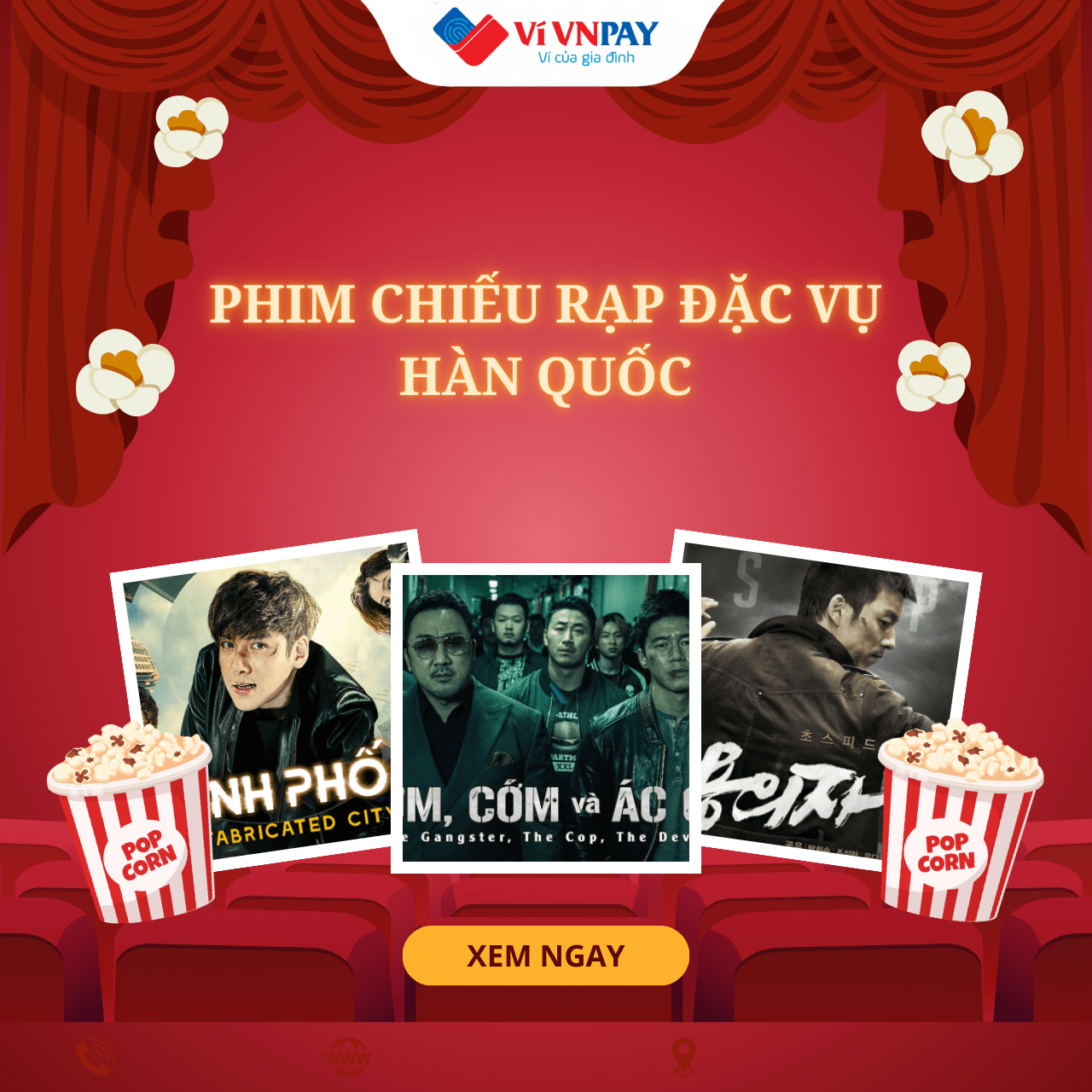 Cùng VNPAY App khám phá các phim chiếu rạp đặc vụ Hàn Quốc hấp dẫn, không thể rời mắt